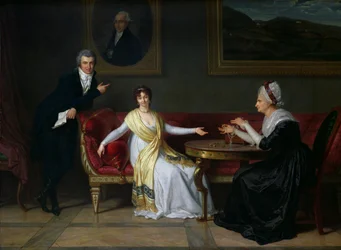 Familien Salucci, 1800 sverige